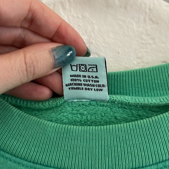 Sporty & Rich Green Sweatshirt Small - Picture 4 of 5